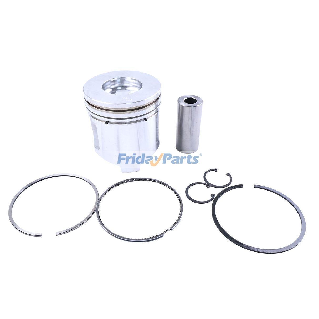 +0,5 mm Kolbensatz & Kolbenring für Yanmar 4TNV106, 4TNV106T und Komatsu 4D106 Motor PC95R-2 PW95R-2 PC110R-1 Bagger