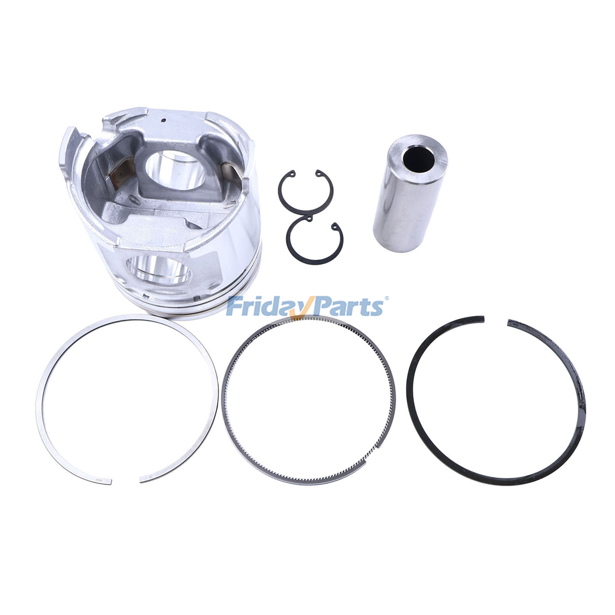 +0,5 mm Kolbensatz & Kolbenring für Yanmar 4TNV106, 4TNV106T und Komatsu 4D106 Motor PC95R-2 PW95R-2 PC110R-1 Bagger