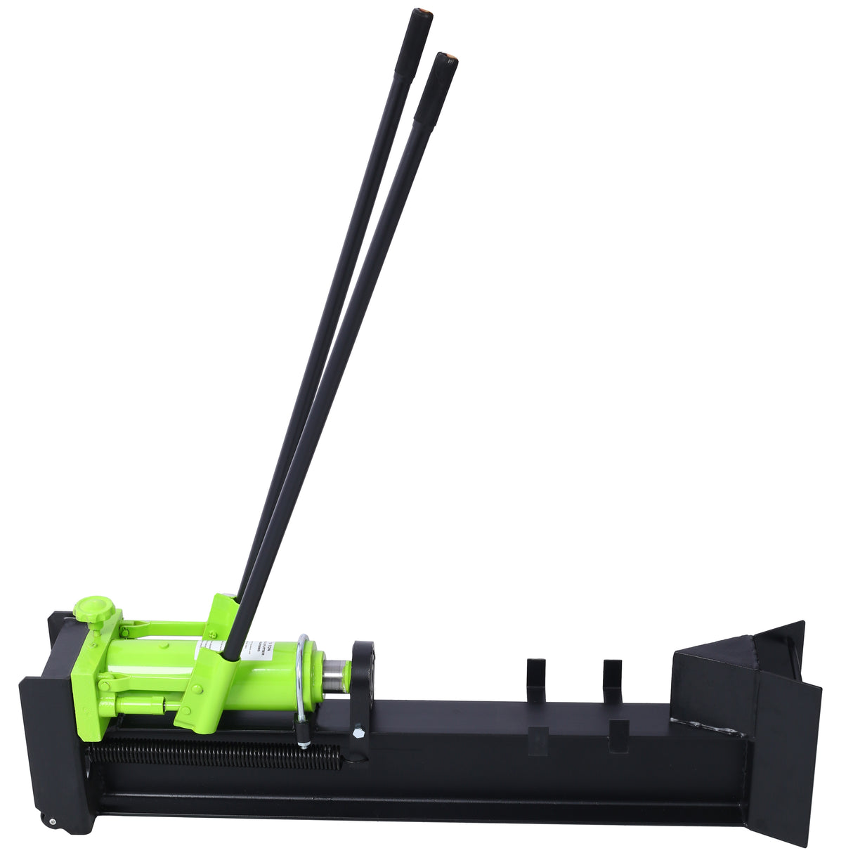 10 Ton Wood Cutter Manual 2 Speed Wheel Hydraulic with Horizontal Full Steel Beam