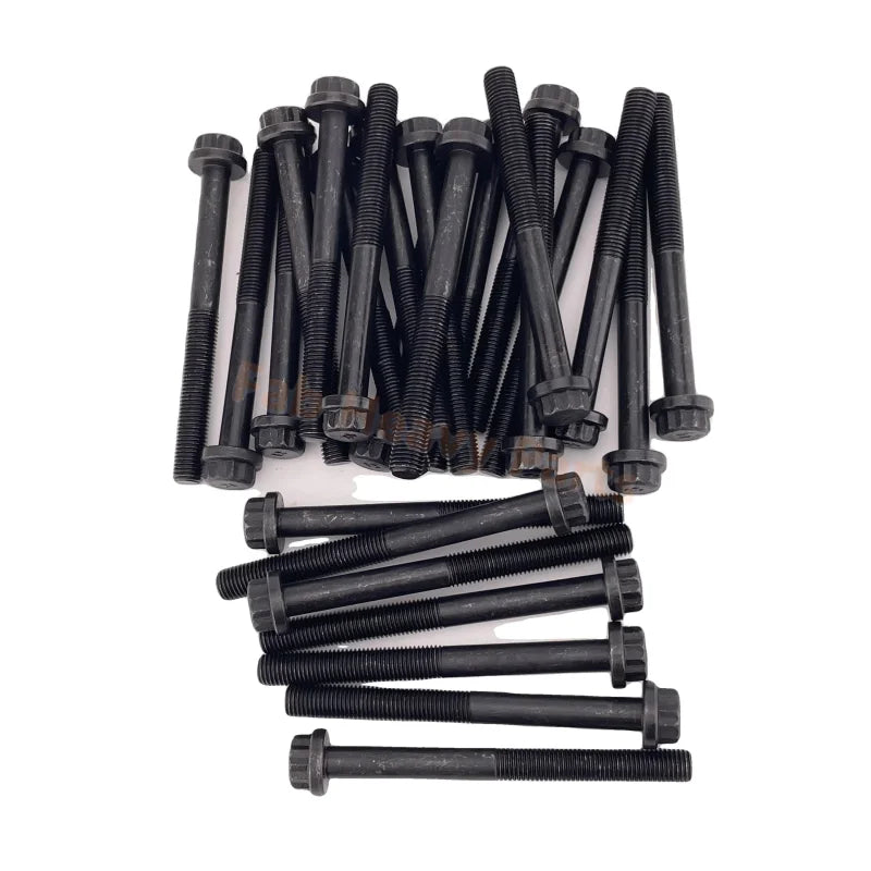 1 Set of Cylinder Head Bolt for Hino J08E Engine Truck 238 258 268 338 Kobelco Excavator SK350-8