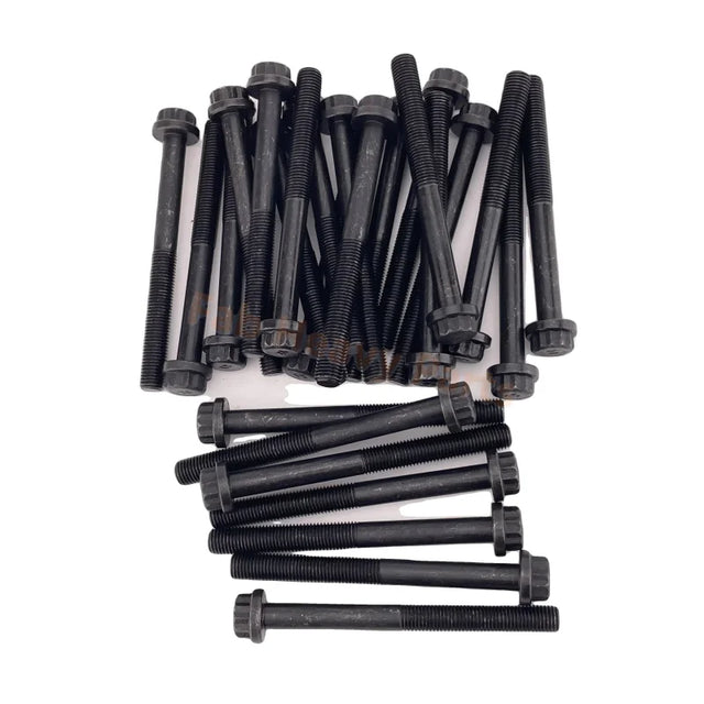 1 Set of Cylinder Head Bolt for Hino J08E Engine Truck 238 258 268 338 Kobelco Excavator SK350-8
