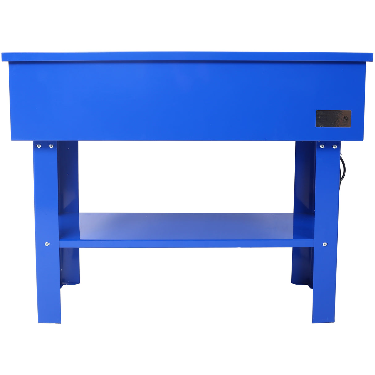 40 Gallon Parts Washer 24 Gallon Solvent Capacity 5 Gallon bawat Minuto Max Pump Output Heavy Duty Steel Powder Coated Blue