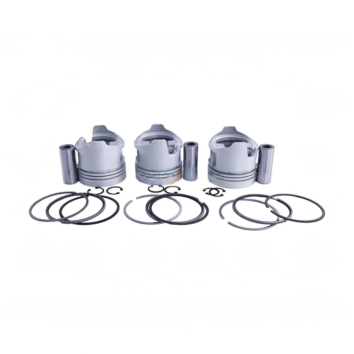 +0.5mm Piston Kit 8971768880 8970345740 for Isuzu Engine 3LD1 - Fab Heavy Parts