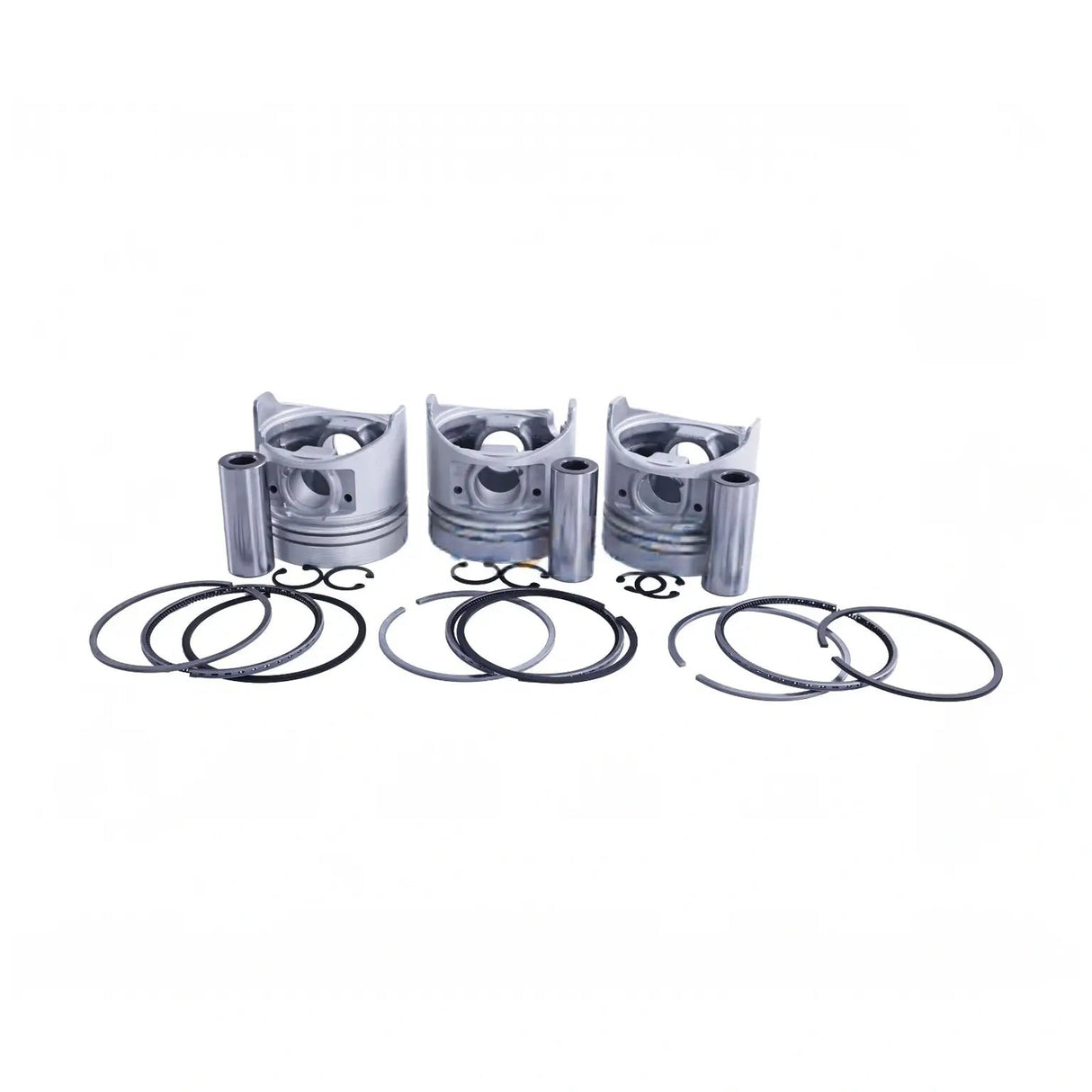 +0.5mm Piston Kit 8971768880 8970345740 for Isuzu Engine 3LD1 - Fab Heavy Parts