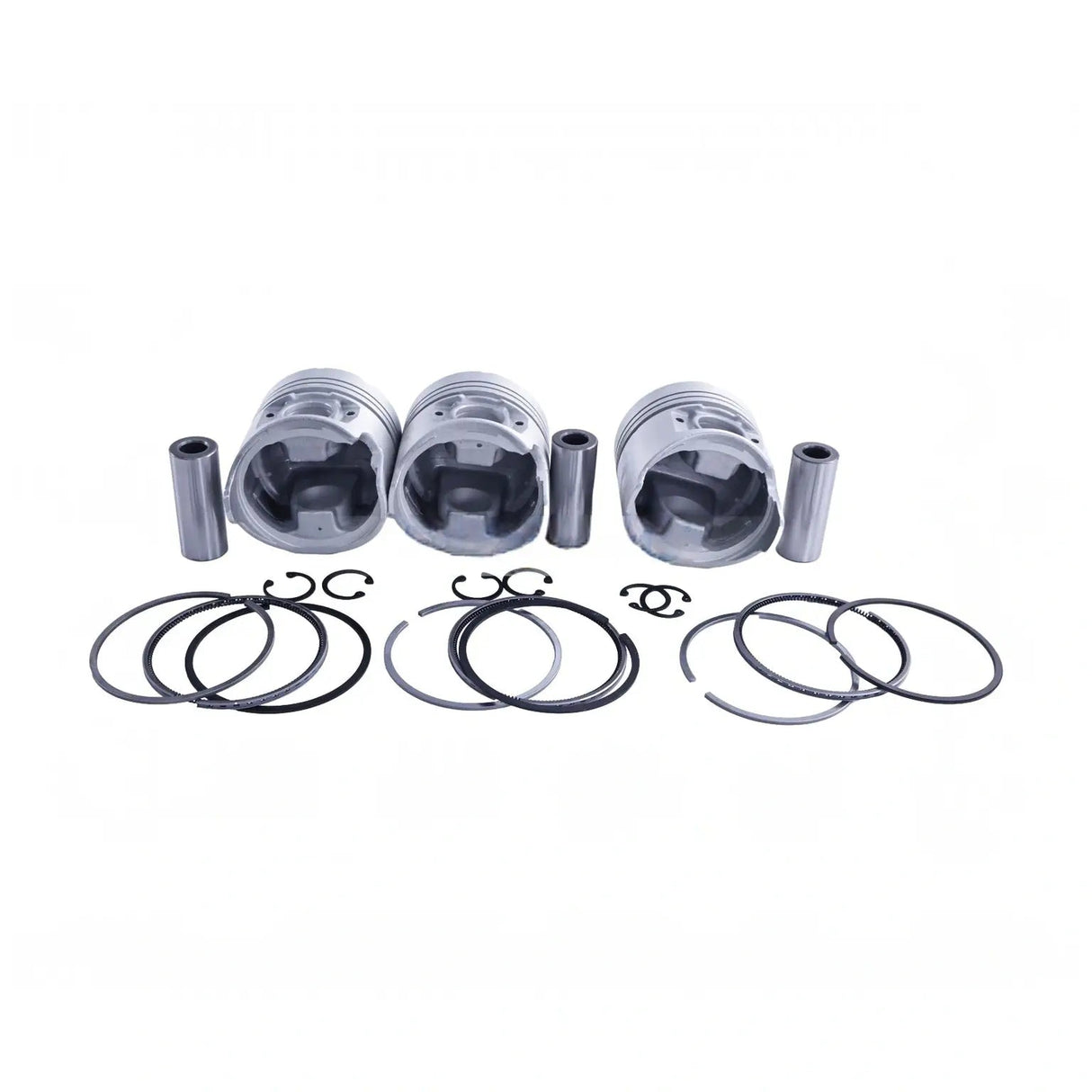 +0.5mm Piston Kit 8971768880 8970345740 for Isuzu Engine 3LD1 - Fab Heavy Parts