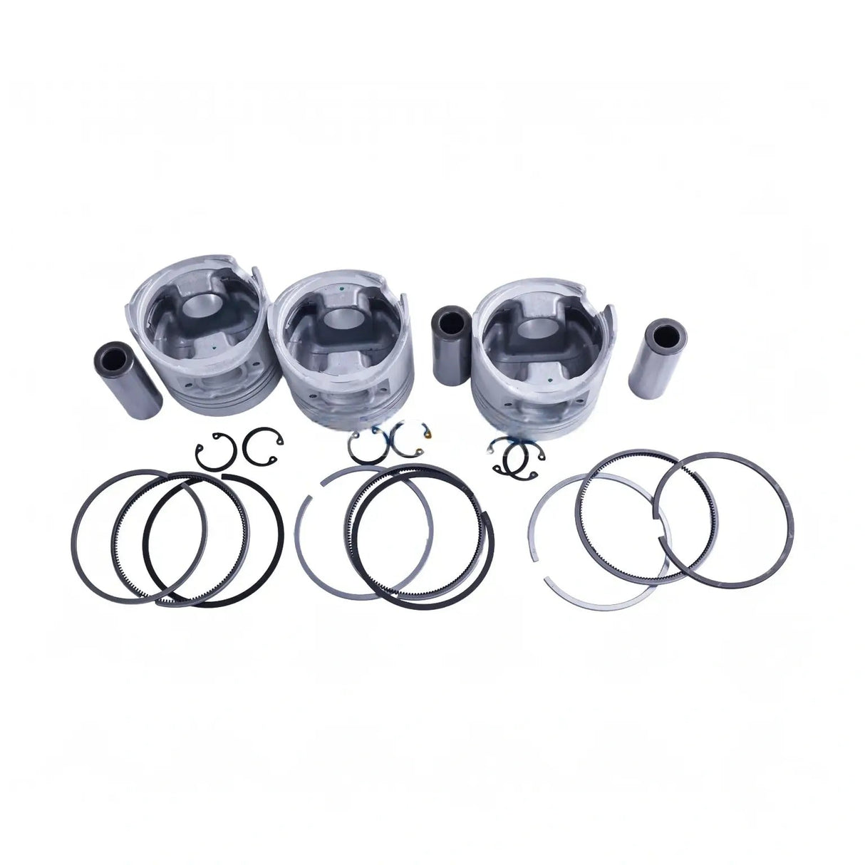 +0.5mm Piston Kit 8971768880 8970345740 for Isuzu Engine 3LD1 - Fab Heavy Parts