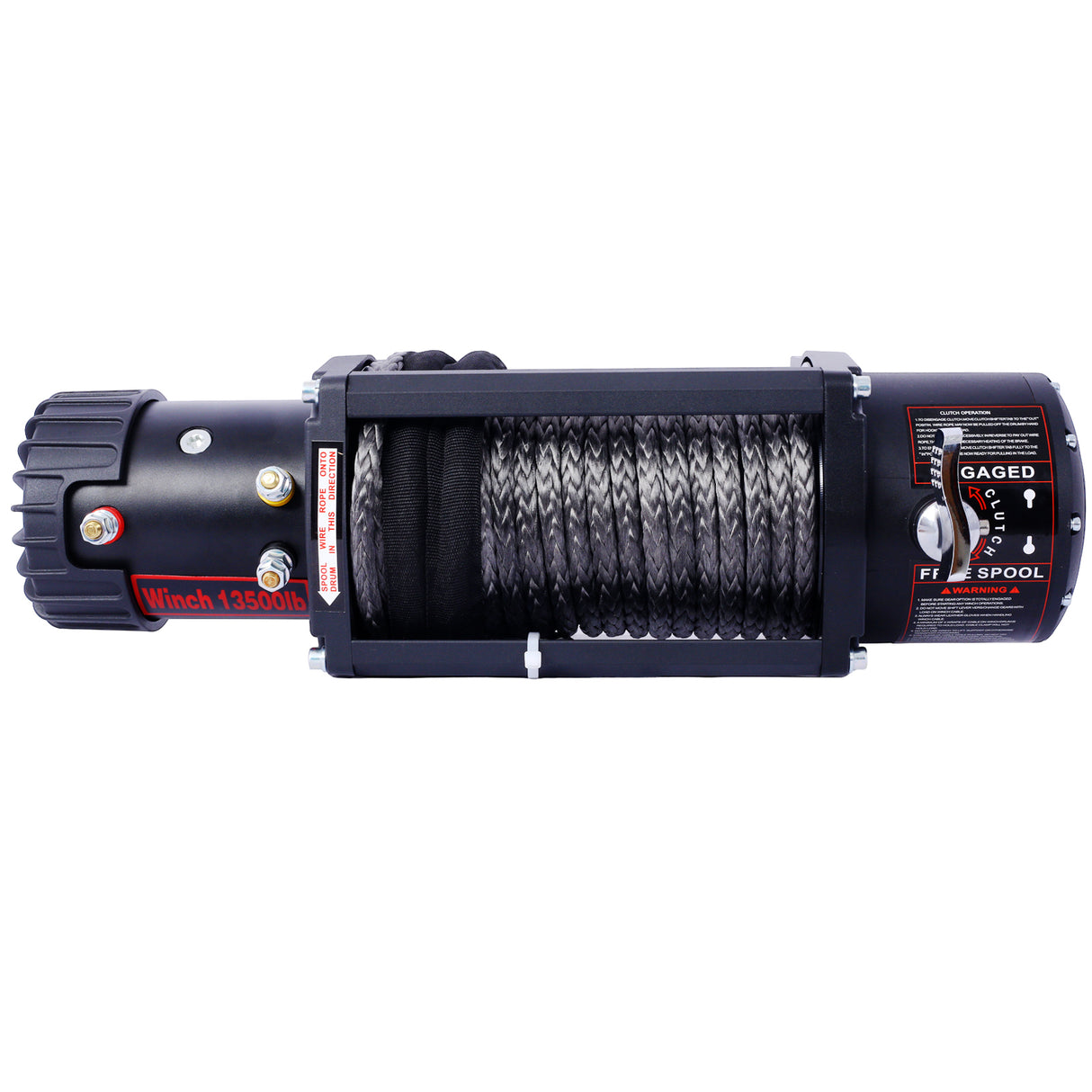 Winch 13500 lb. Load Capacity Electric 12V DC Power with Wireless Remote