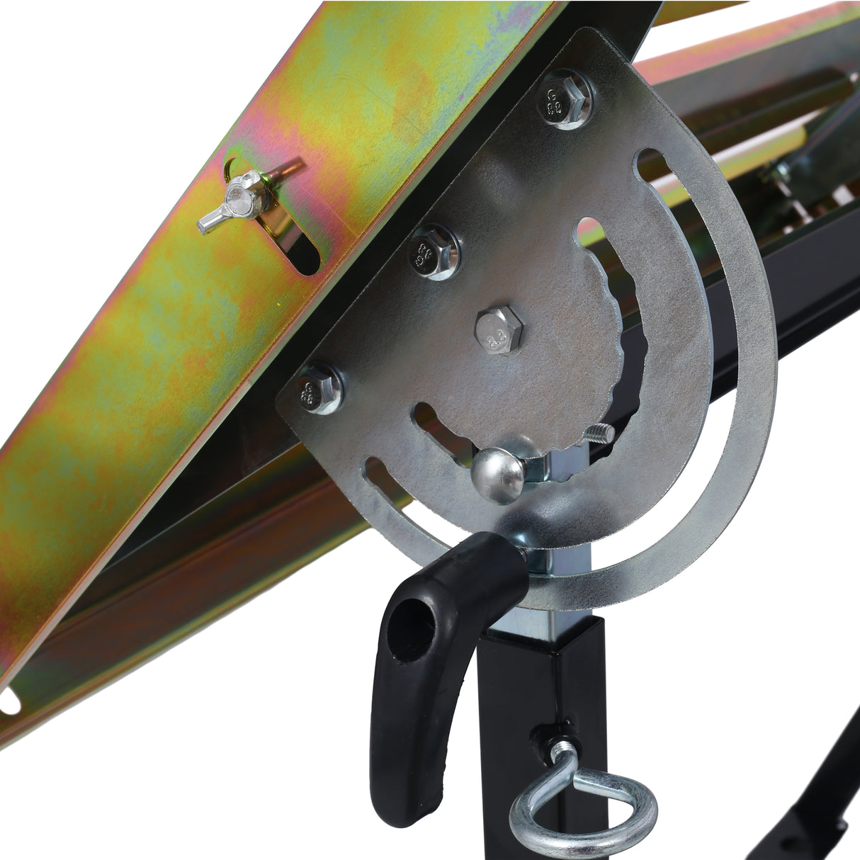 Welding Workbench with Wheels and Slot 30"x20" 400lbs Capacity Steel Folding Adjustable