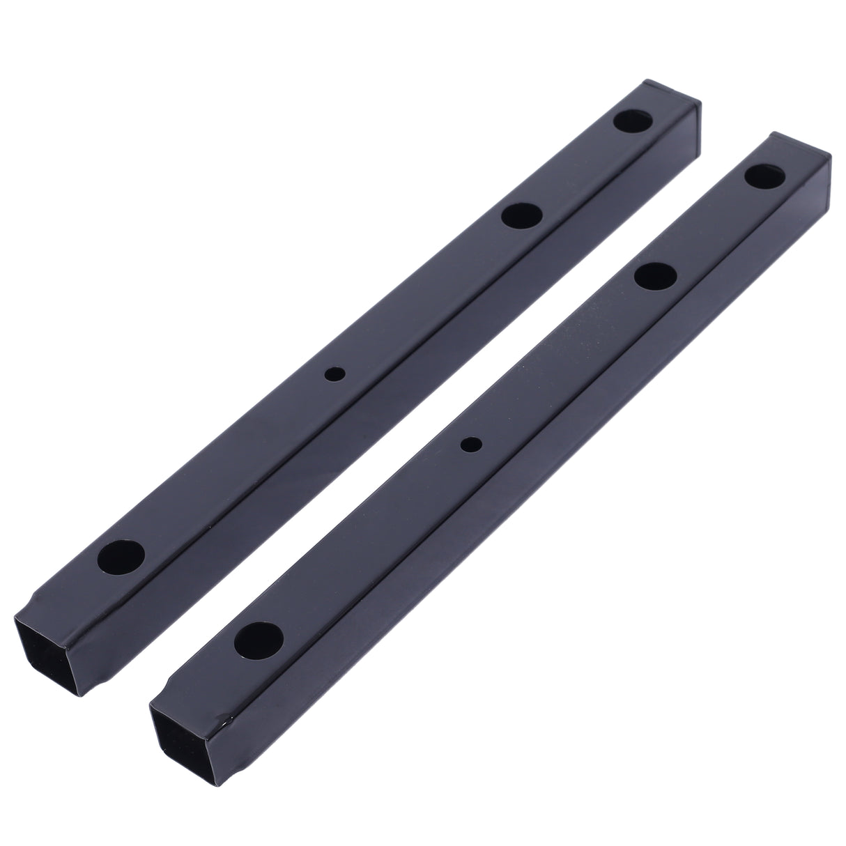 2 Bikes Floor Bike Stand Parking Rack 22-28" Wheel Max Tire Width 2.15" Black Painted