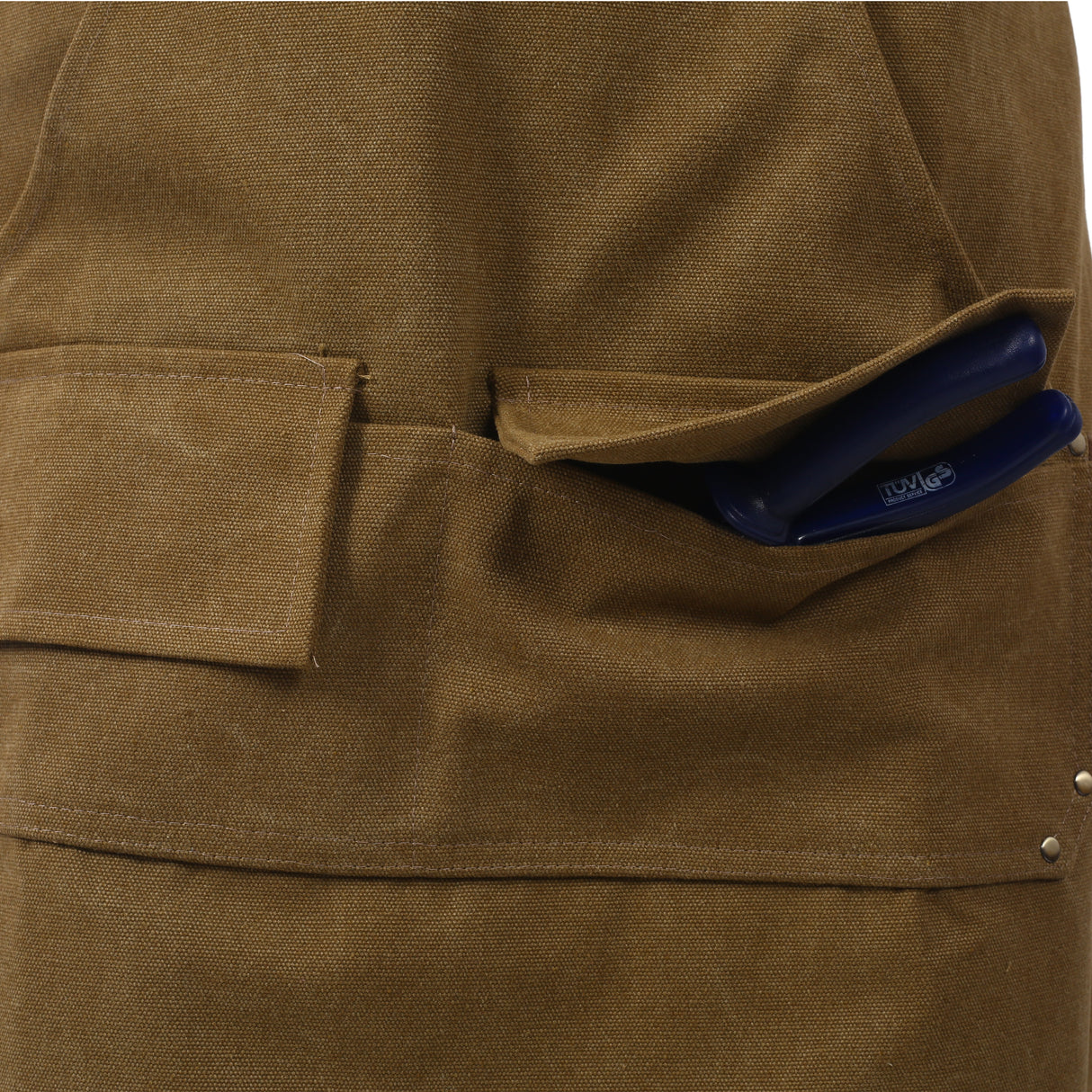 Long Apron Heavy Duty Canvas Tool 16 Oz--Brown