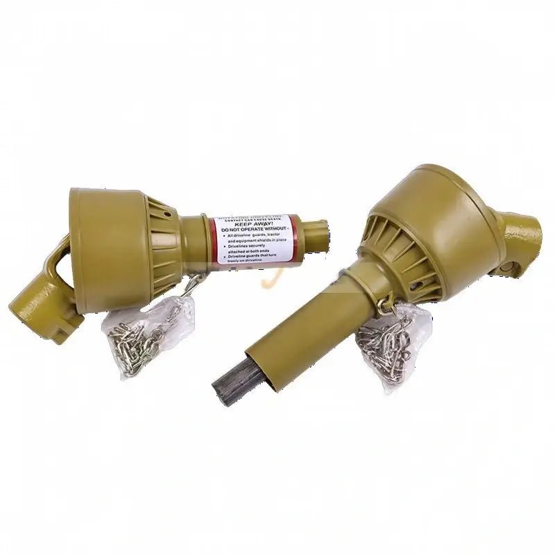 1 - 3/8" 6 Spline End T1 20" - 24" Yellow PTO Drive Shaft for Tractor - Fab Heavy Parts