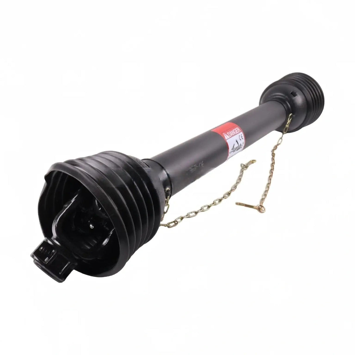 1 - 3/8" x6 Spline to 1 - 3/8" Round With 1/2" Hole 42" - 58" Length Series 5 PTO Drive Line for Rotary Cutter - Fab Heavy Parts