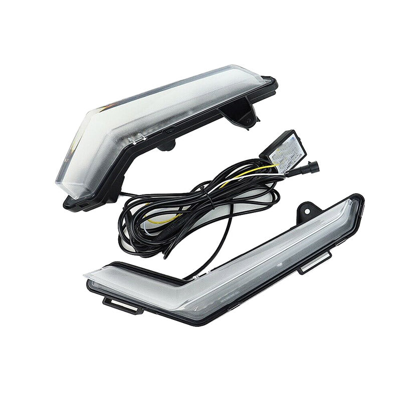 1 Pair RGB LED Front Turn Signal Light 715006896 for Can-Am UTV Defender Max HD8 HD10