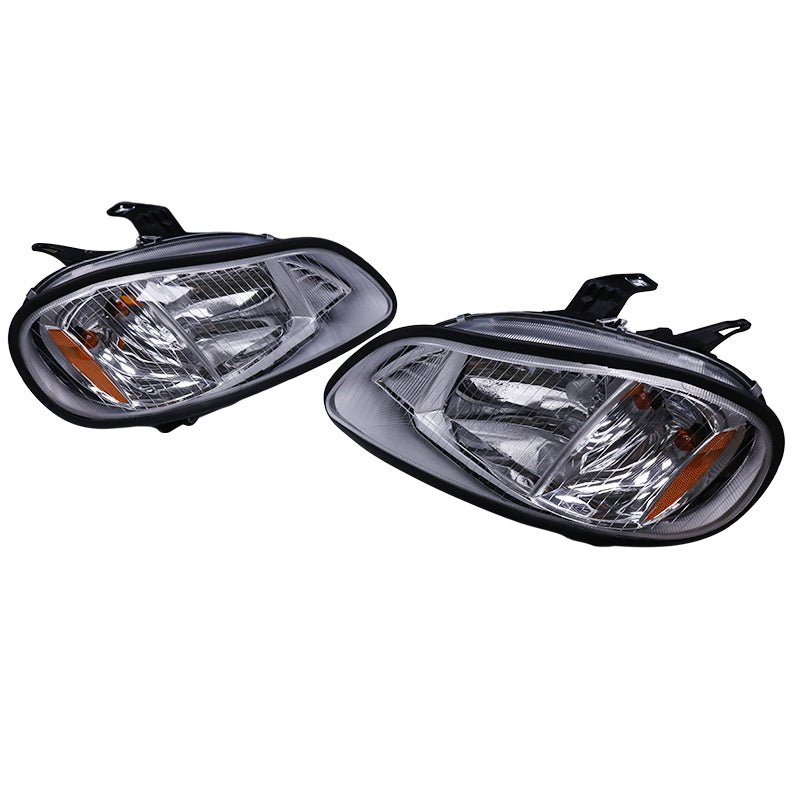 1 Pair Set Left & Right Side Headlight A06 - 75732 - 004 A06 - 75732 - 005 for Freightliner M2 M - 2 100 106 112 2002 - 2018 - Fab Heavy Parts