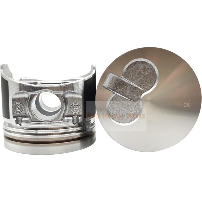 1 Piece Piston With Pin And Clips 119E10 - 22080 Fits For Yanmar 3TNV80 Engine Parts - Fab Heavy Parts