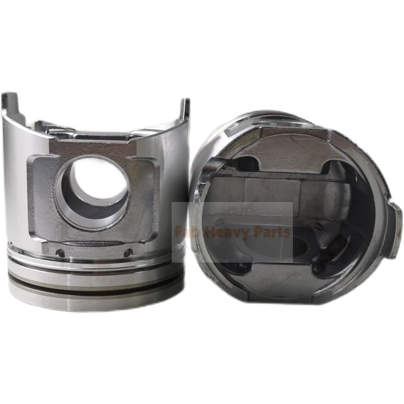 1 Piece Piston With Pin And Clips 123907 - 22081 Fits For Komatsu 4D106 Fits Yanmar 4TNV106 Engine - Fab Heavy Parts