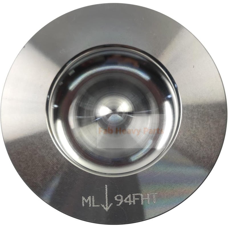 1 Piece Piston With Pin And Clips 129F01 - 22080 Fits For Yanmar 4TNV94FHT Engine Parts - Fab Heavy Parts