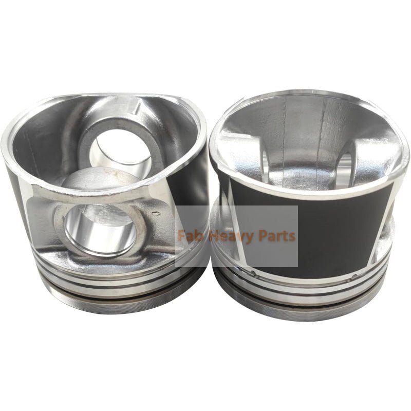 1 Piece Piston With Pin And Clips 1G410 - 21910 Fits For Kubota V6108 Engine Parts - Fab Heavy Parts