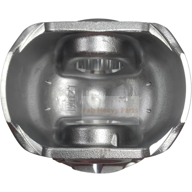 Pistón de 1 pieza con pin y clips 1J508-21110 se adapta a Kubota V3800-CR-TL-EV13 Motor 95 Skidloader de vía
