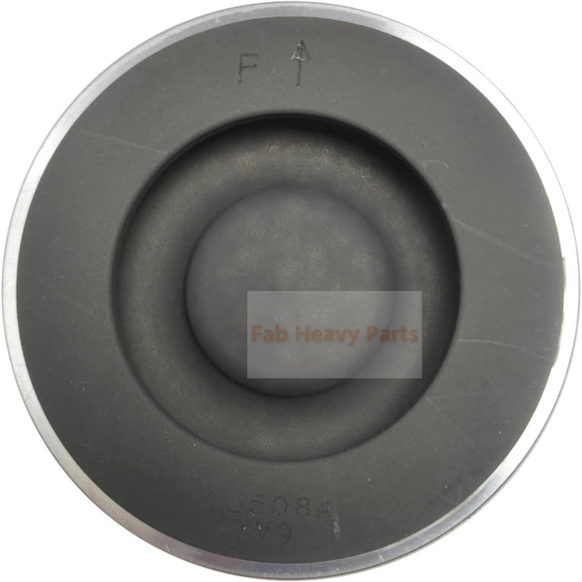 Pistón de 1 pieza con pin y clips 1J508-21110 se adapta a Kubota V3800-CR-TL-EV13 Motor 95 Skidloader de vía