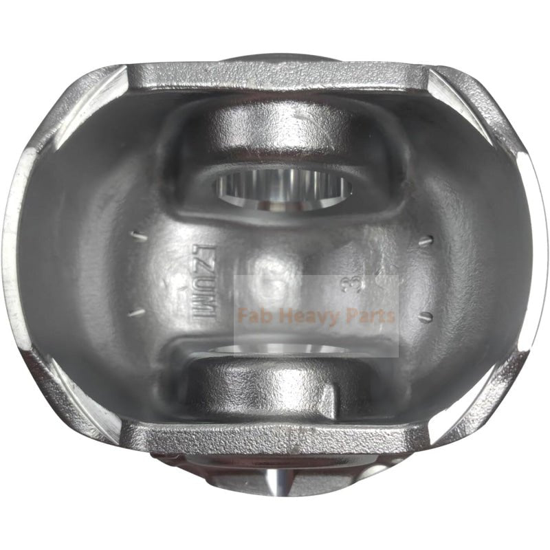 1 Piece Piston With Pin And Clips 1J508 - 21110 Fits For Kubota V3800 - CR - Tl - EV13 Engine 95 Track Skidloader - Fab Heavy Parts