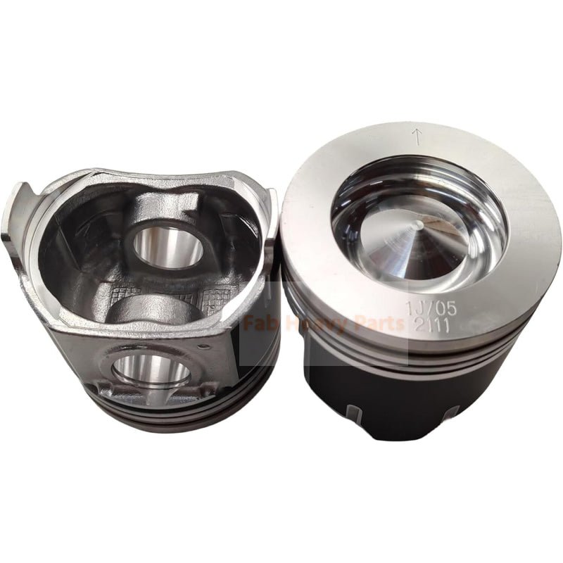 1 Piece Piston With Pin And Clips 1J705 - 2111 Fits For Kubota V2607 V2607 - CR Engine Parts - Fab Heavy Parts