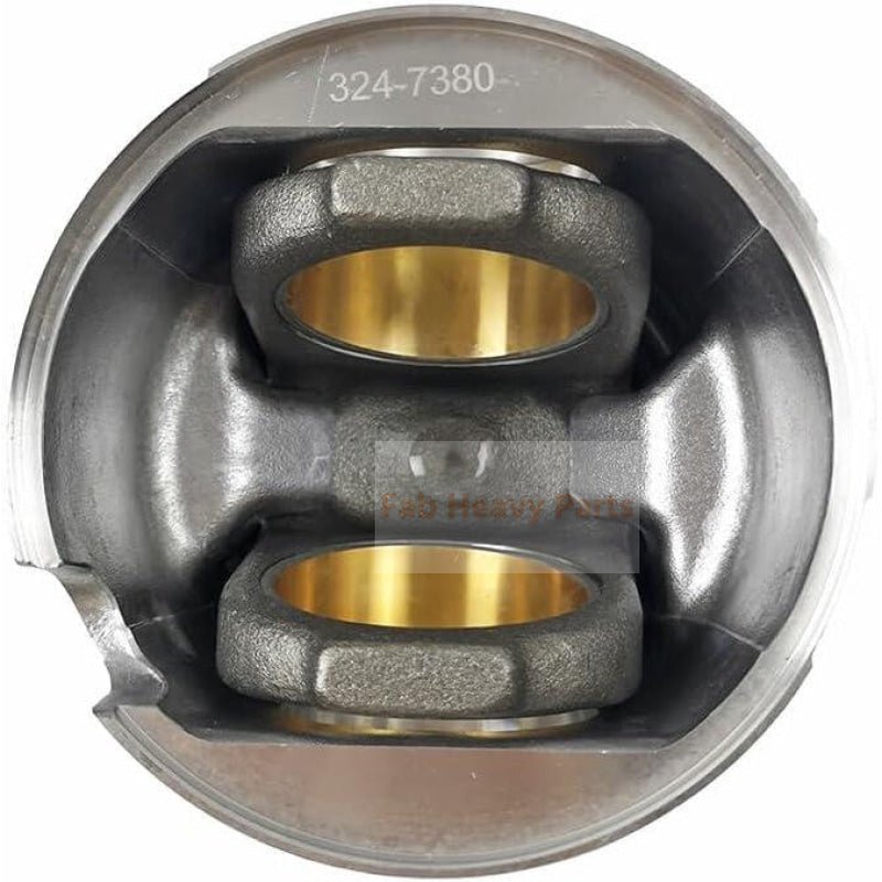 1 Piece Piston With Pin And Clips 265 - 1401 324 - 7380 Fits For Caterpillar C9 Engine - Fab Heavy Parts