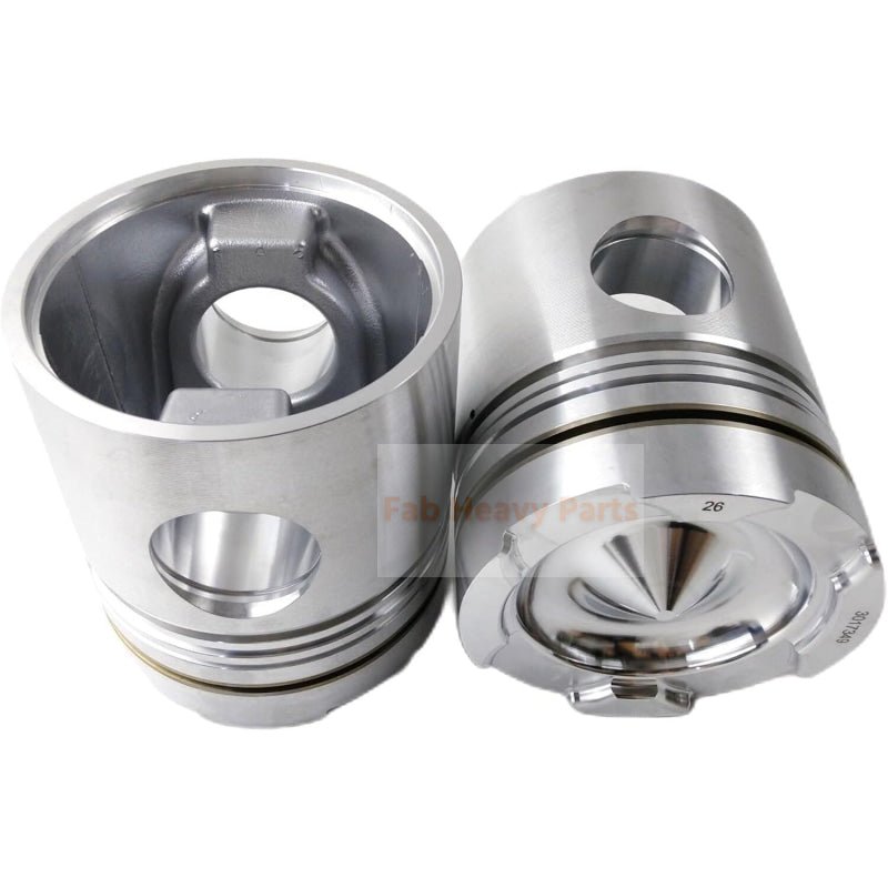 1 Piece Piston With Pin And Clips 3017349 Fits For Cummins NH855 NT495 NT743 NT855 NTA855 Engine Part - Fab Heavy Parts