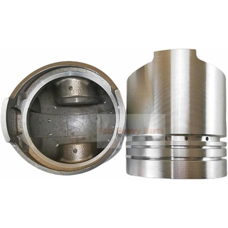 1 Piece Piston With Pin And Clips 30617 - 57105 Fits For Mitsubishi 2DQ5 Engine - Fab Heavy Parts