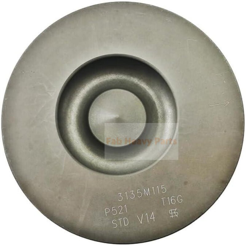 1 Piece Piston With Pin And Clips 3135M115 Fits For Perkins Engine 1103/1104 - Fab Heavy Parts