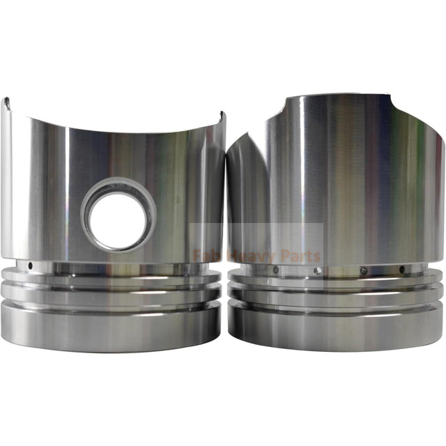 Pistón de 1 pieza con pin y clips 34417-54100 se ajusta para piezas de motor Mitsubishi S4E-2 S6E-2