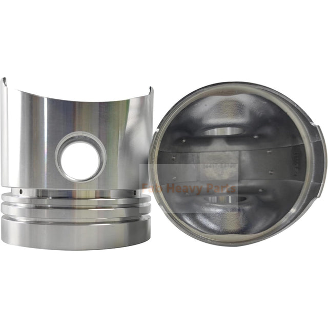 Pistón de 1 pieza con pin y clips 34417-54100 se ajusta para piezas de motor Mitsubishi S4E-2 S6E-2