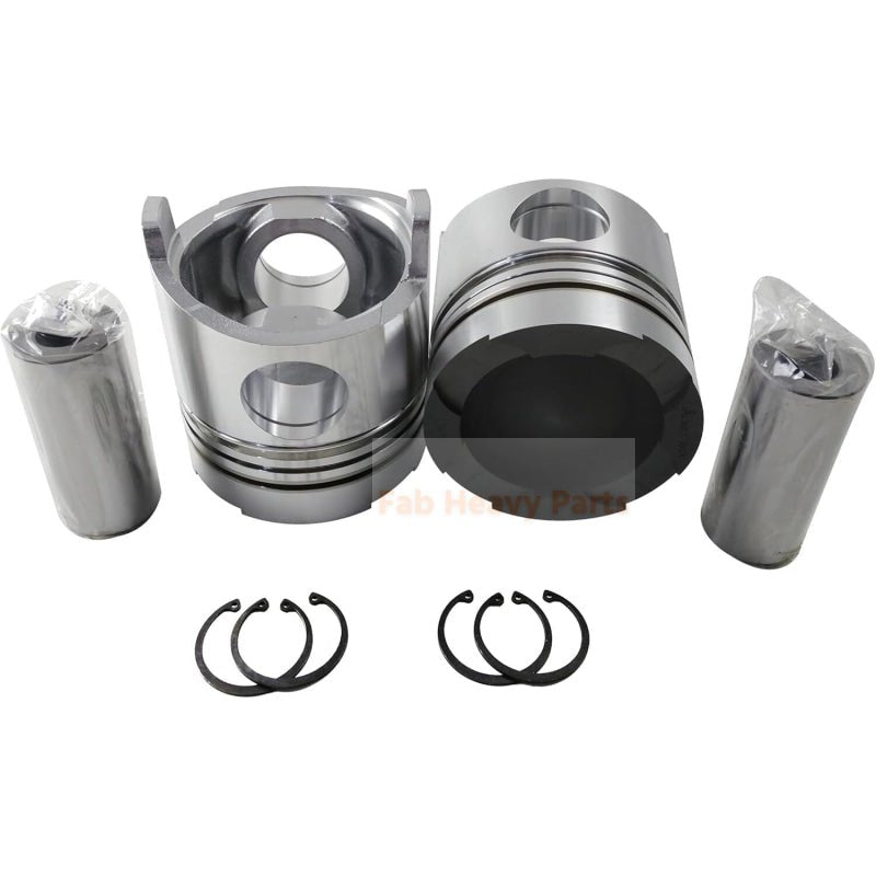 1 Piece Piston With Pin And Clips 36217 - 30700 Fits For Mitsubishi S6B - PTA Engine Parts - Fab Heavy Parts