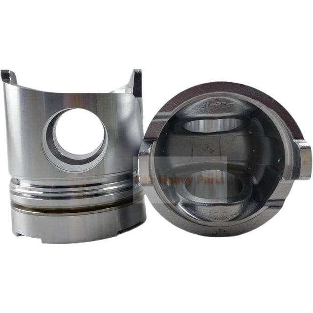 Pistón de 1 pieza con alfiler y clips 36217-70700 se ajusta para piezas de motor Mitsubishi S6B2