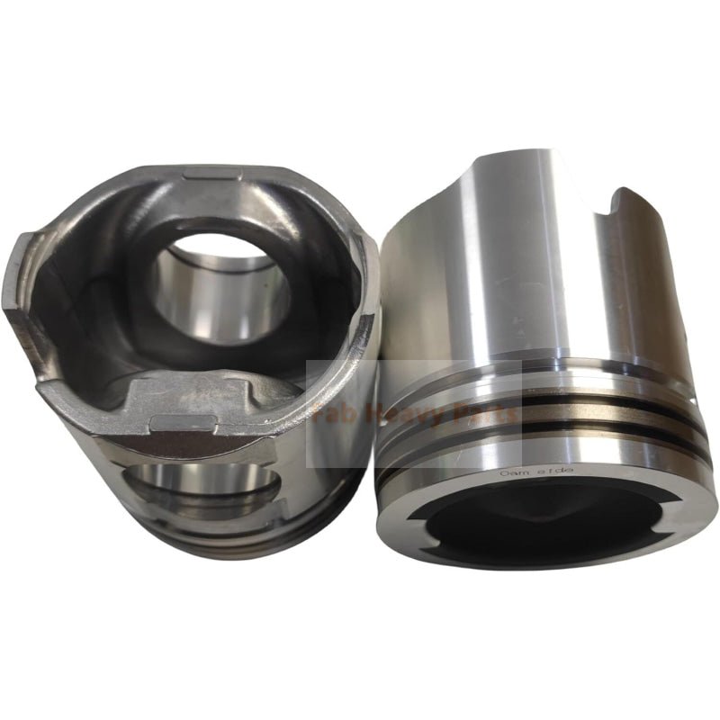 1 Piece Piston With Pin And Clips 3893751 Fits For Cummins L10 M11 ISM QSM Series Engine - Fab Heavy Parts