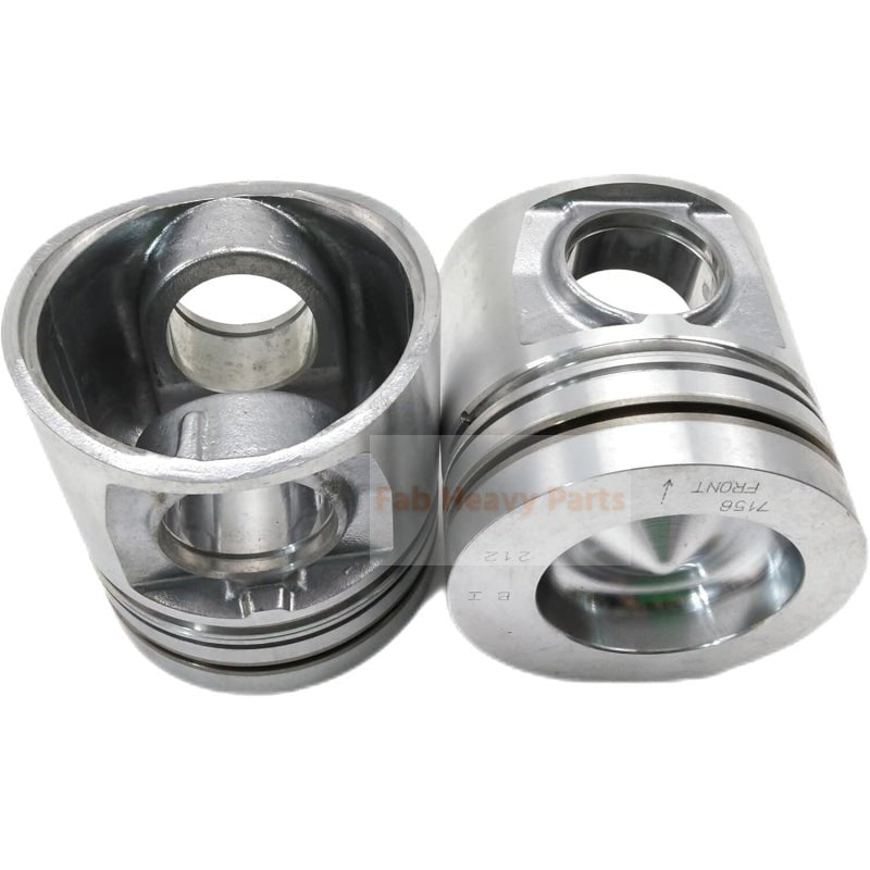 1 Piece Piston With Pin And Clips 3907156 3802100 Fits For Cummins 4B3.9 4BT3.9 4BTA3.9 4BTAA3.9 6B5.9 6BT5.9 6BTA5.9 6BTAA5.9 Engine Parts - Fab Heavy Parts