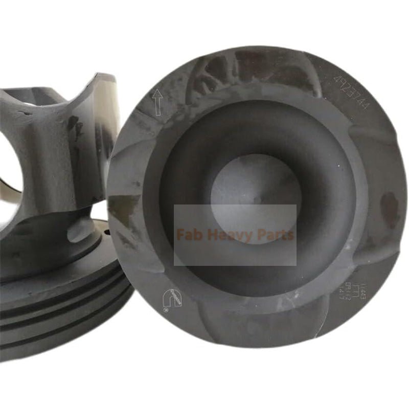 1 Piece Piston With Pin And Clips 4298992 3681665 4059241 4059345 4923744 2882120 Fits For Cummins QSX15 ISX15 X15 Engine Parts - Fab Heavy Parts