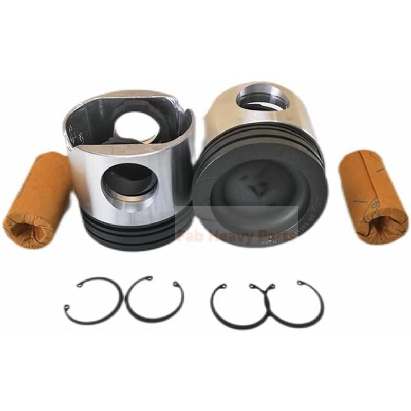 1 Piece Piston With Pin And Clips 4941393 3974404 4089963 Fits For Cummins QSL8.9 QSL9 Engine Parts - Fab Heavy Parts