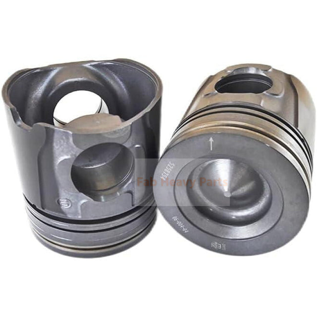 Pistón de 1 pieza con pin y clips 5258754 se ajusta para el motor Cummins ISF3.8