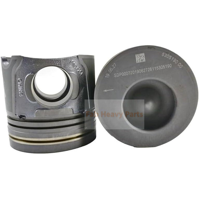 Pistone 1 pezzo con perno e clip 5343091 5305190 Adatto per motore Cummins 6LT9.3 6LTAA9.3