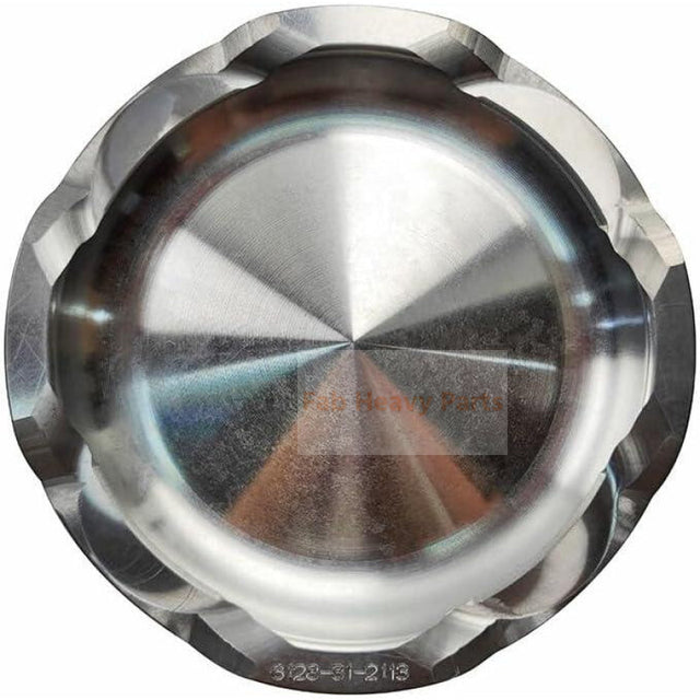 1 Piece Piston With Pin And Clips 6128-31-2113 Fits For Komatsu S4D155-4 S6D155-4 Engine