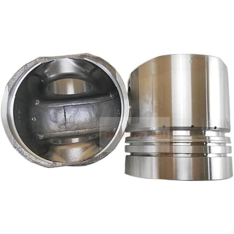 1 Piece Piston With Pin And Clips 6136 - 31 - 2112 Fits For Komatsu 6D105 - 1 Engine Parts - Fab Heavy Parts