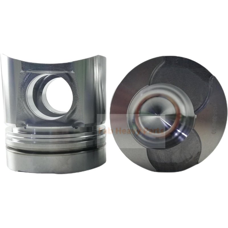 1 Piece Piston With Pin And Clips 6137 - 32 - 2110 Fits For Komatsu S4D105 - 5 S6D105 - 1 Engine Parts - Fab Heavy Parts