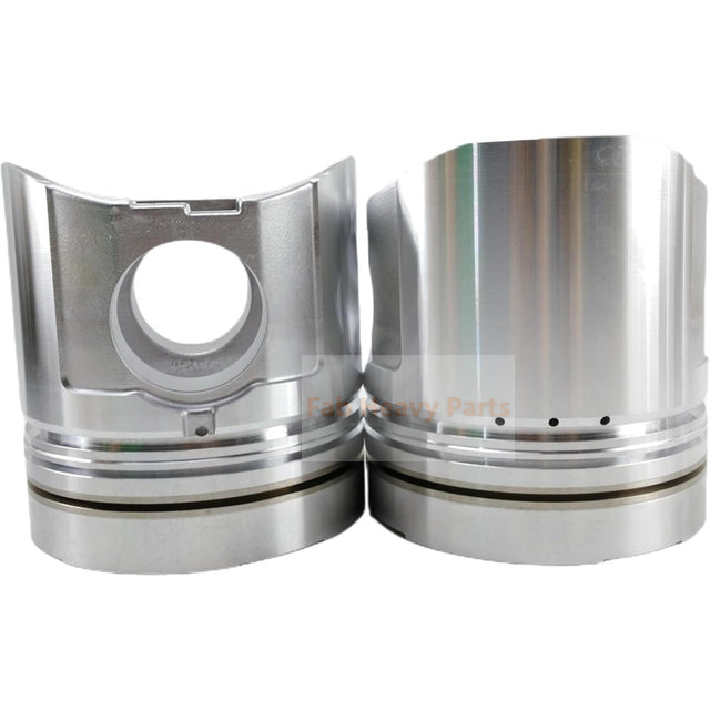 1 Piece Piston With Pin And Clips 6150-31-2012 6150-31-2112 6150-31-2113 Fits For Komatsu 6D125-1A 6D125-1B 6D125-1D Engine