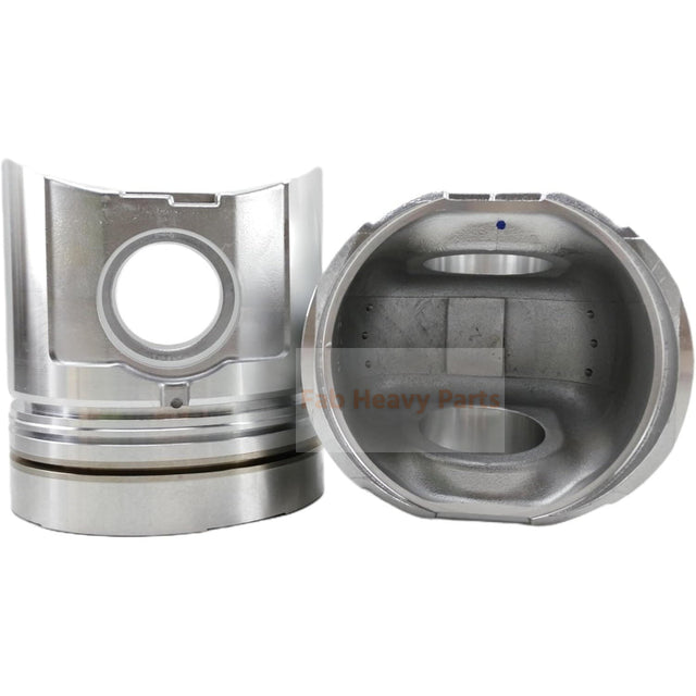 1 Piece Piston With Pin And Clips 6150-31-2012 6150-31-2112 6150-31-2113 Fits For Komatsu 6D125-1A 6D125-1B 6D125-1D Engine