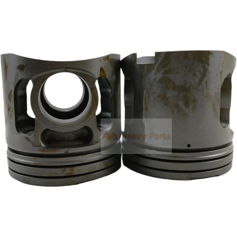 1 Piece Piston With Pin And Clips 6151 - 31 - 2112 Fits For Komatsu S6D125 Engine Parts - Fab Heavy Parts