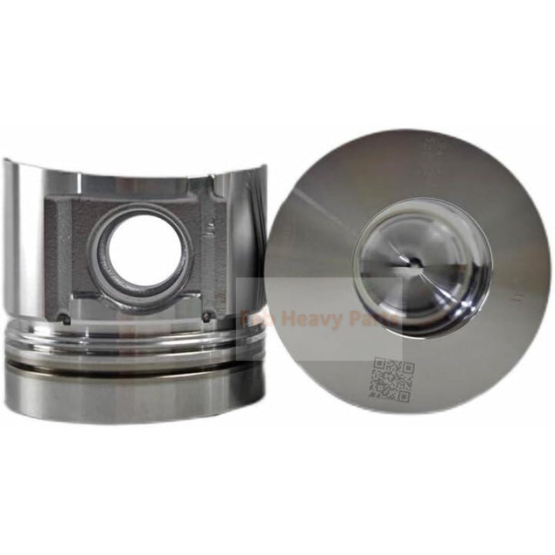 1 Piece Piston With Pin And Clips 6204 - 31 - 2141 Fits For Komatsu 4D95L - E - 2A /B/C/D S4D95LE - 2 Fits Cummins B3.3 Engine - Fab Heavy Parts