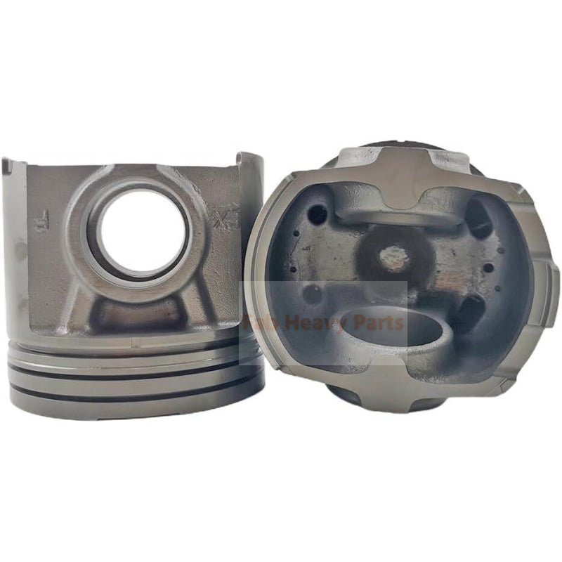 1 Piece Piston With Pin And Clips 6217 - 31 - 2130 Fits For Komatsu SA6D140E - 3 SDA6D140E - 3 Engine Parts - Fab Heavy Parts