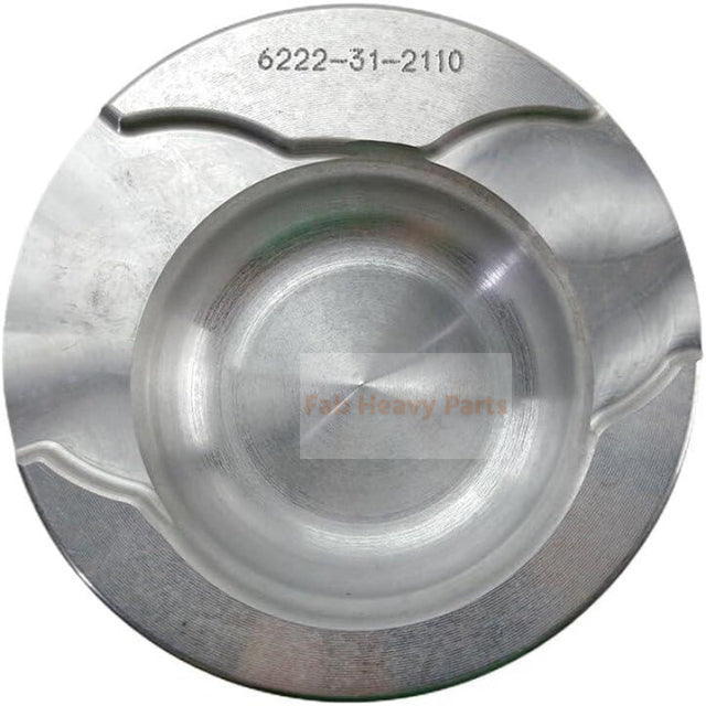 1 Piece Piston With Pin And Clips 6222-31-2110 Fits For Komatsu SA6D108 SA6D108-1 Engine