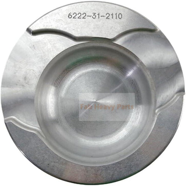 1 Piece Piston With Pin And Clips 6222 - 31 - 2110 Fits For Komatsu SA6D108 SA6D108 - 1 Engine - Fab Heavy Parts